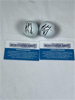 2 Shohei Ohtani Autographed Golf Balls w/COA's