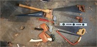 hand saws, hatchets