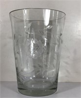 CORNFLOWER GLASS VASE