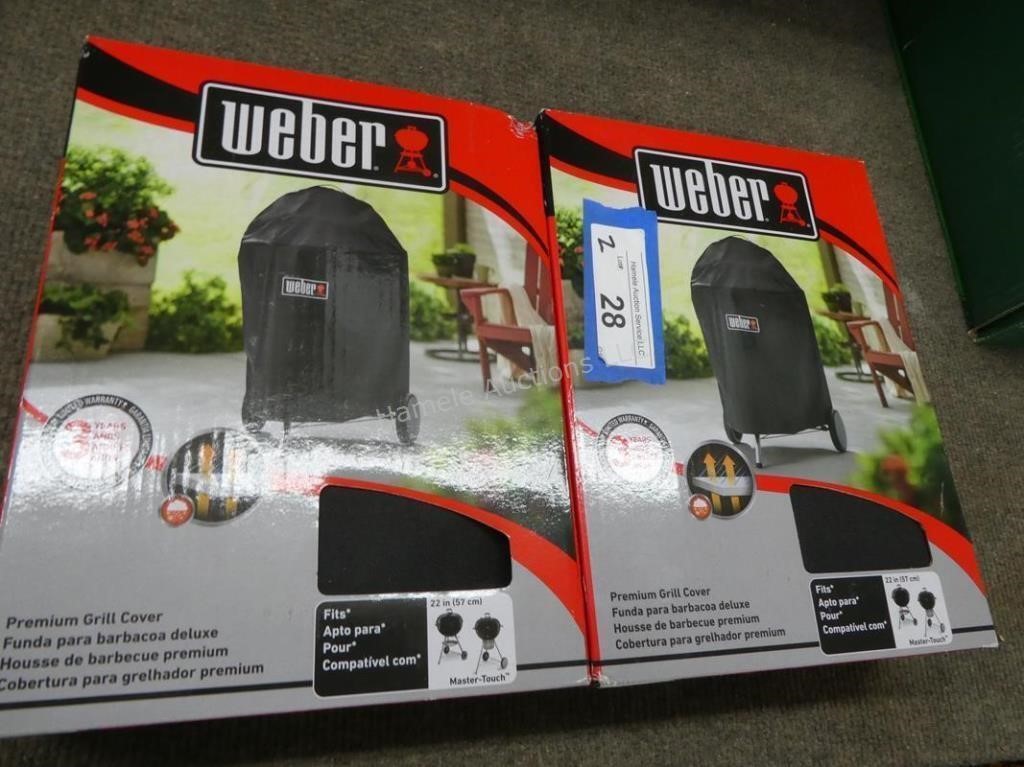 2 Weber Grill Covers