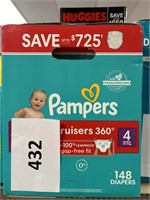 Pampers 148 diapers 4