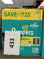 Pampers 128 diapers 5