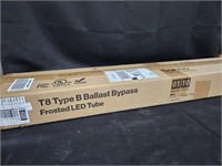 Frosted LED Tube. T8 type B Ballast Bypass. 10 in