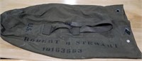 US Army Duffle bag, Soldiers name on the bag