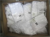 White Cotton Short Sleeve T Shirts Size M