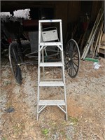 Folding Metal Step Ladder