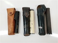 F8) (3) Vintage Scopes? with Cases