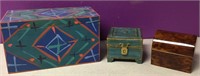 Lot Of Decorative Wood Boxes