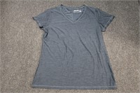 Eddie Bauer Women's T-shirt Heathered Gray Size L