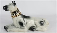 Vintage Jim Beam Whiskey Sculpture Dog Bottle