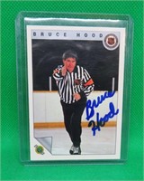 Bruce Hood Referee 1992 Ultimate Hockey Card