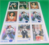 9x Manon Rheaume Hockey Cards 1993 Classic