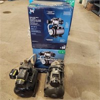 3- 3/4Hp Shallow Well Jet Pumps & 1/2 Hp as is