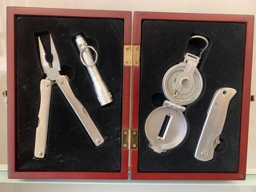 Knife Multi Tool Compass Set