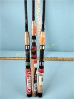 3 fishing rods Berkley & Abu Garcia Conolon