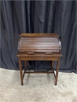 ANTIQUE OAK ROLLED TOP DESK