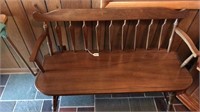 Wooden Bench 42” Long 16” Wide 30” Tall