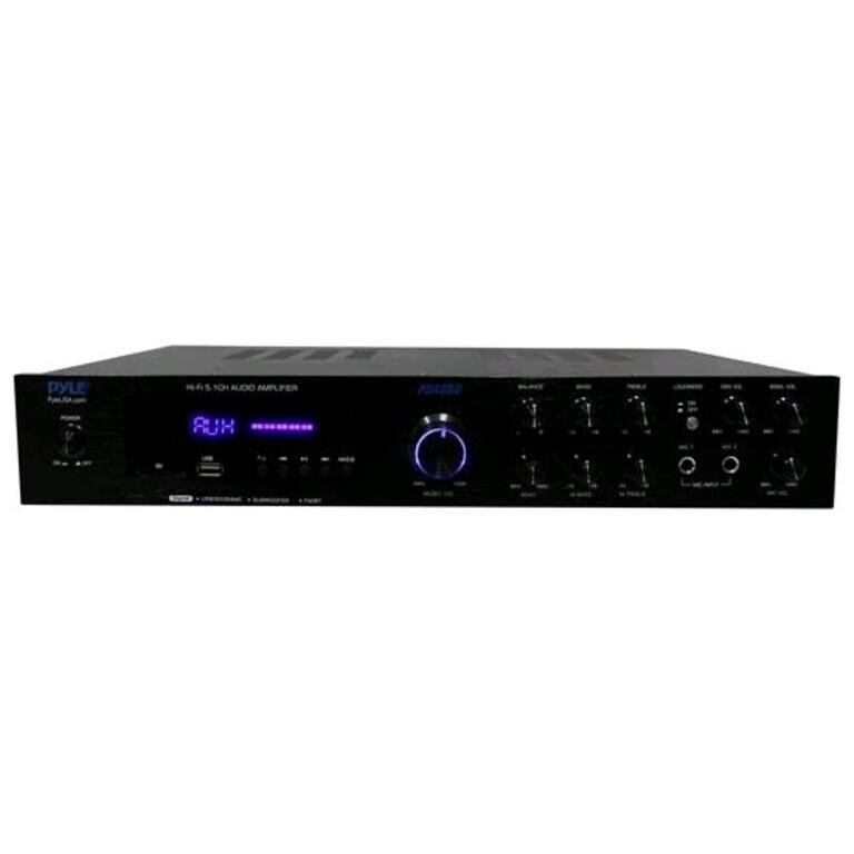5 Channel Audio Amplifier, Multi-Source 1/4” Audio