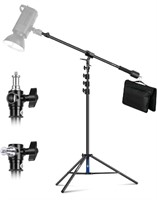 NEEWER Air Cushioned Aluminum Light Stand, 9.8ft/3