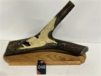 Eagle Carved From Antler 19"x7"x12"H