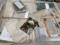 Map, Stock Certificate, Atlas Pages, etc.