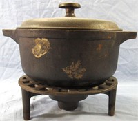 CAST IRON COOKER & POT/DUTCH OVEN