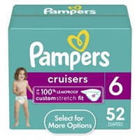 Pampers Cruisers Diapers Size 6  52ct