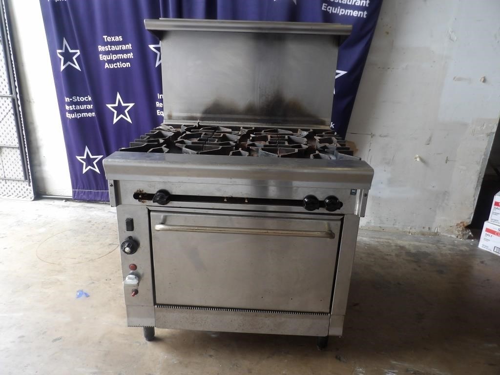 6 Burner Range with Oven 36"