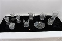 Collection of Vintage Pressed Glassware