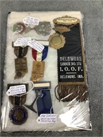 Vintage Indiana Lodge and American Legion Medals