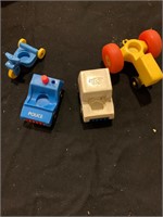 Vintage Lot of LITTLE PEOPLE Cars