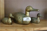 3 Brass Ducks