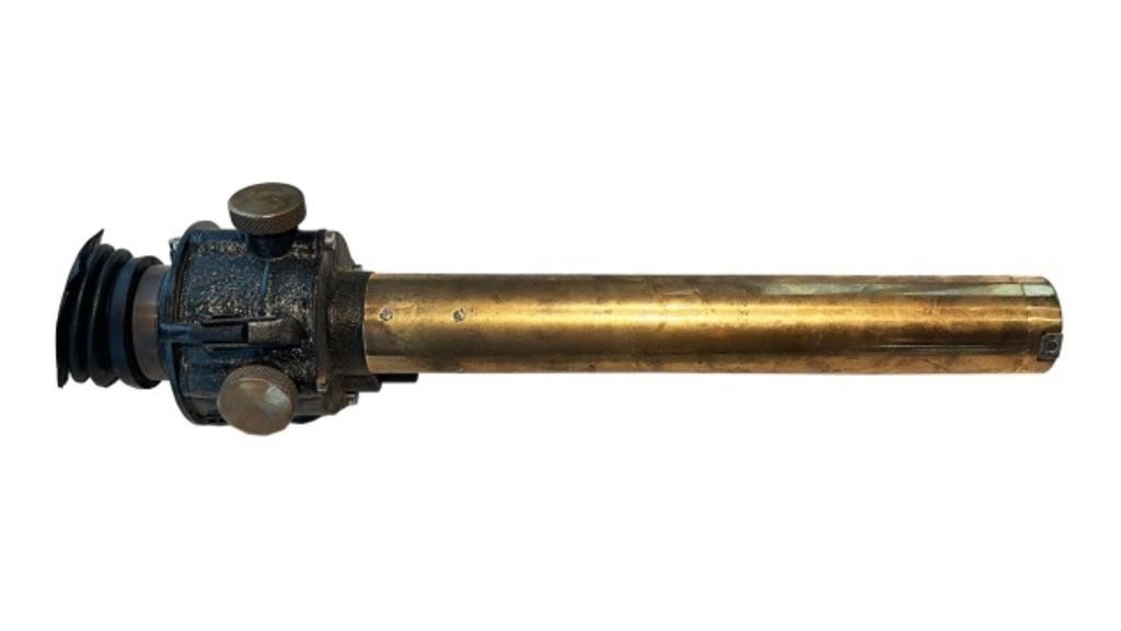 Vintage Military Artillery Brass Spotting Scope