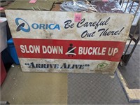 Dorica Metal on Cardboard Sign - 30" x 48"