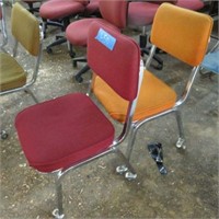 2 ROLLING LAB CHAIRS
