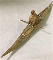 Intuit Eskimo In Canoe