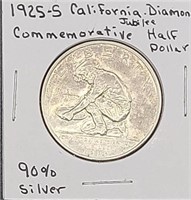 1925-S California Diamond Jubilee Half Dollar