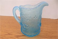 Vintage Ice Blue Glass Creamer,  Fenton?