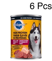 Pack of 6 PEDIGREE Chopped Wet Dog Food BB 07/25