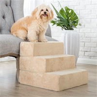 Zinus 3 Step Comfort Pet Stairs/Pet Ramp/Pet...