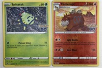 2 Pokémon Go TCG Cards Spinarak & Camerupt!