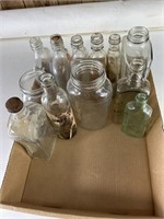 Vintage Glass/medicine Bottles