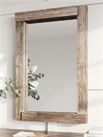 Wood Farmhouse Mirror 24x36