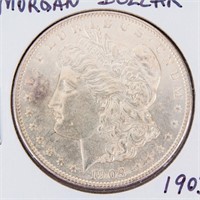 Coin 1903-P Morgan Silver Dollar Unc.