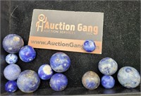 Clay Marbles- Blue