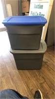 2 totes with lids
