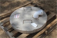 Concrete Septic Tank Lid, Approx 29"