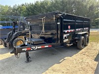 2021 PJ 14x8' Dump Trailer.