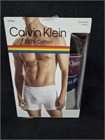 NIB Calvin Klein 4-Pack 100% Cotton Boxer Briefs