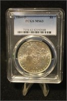 1884-O MS63 Morgan Silver Dollar Certified